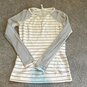 Lululemon Long Sleeve Striped Top Size 10